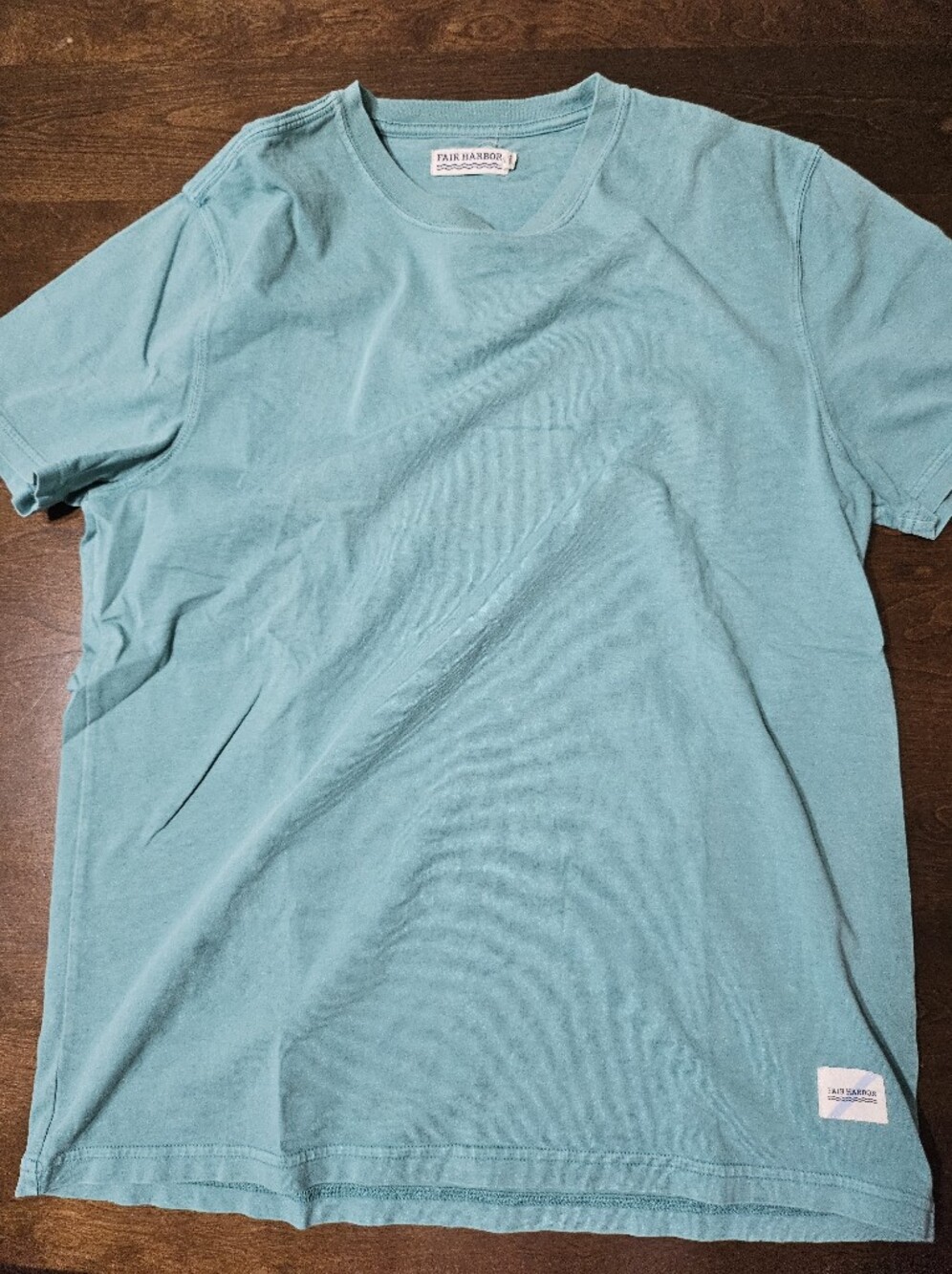 Mens Fair Harbor Saltaire Tee in Antigua Sand Medium